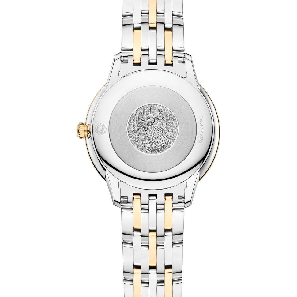 Omega 434.25.30.60.52.002 De Ville Prestige Yellow Gold on Steel  30 mm