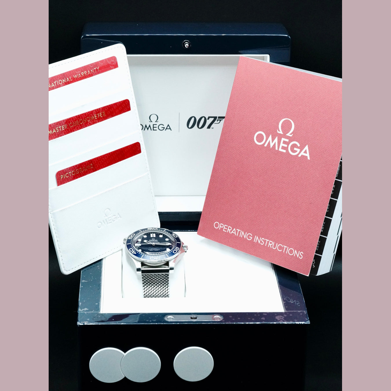 Omega 210.30.42.20.03.002 Seamaster Diver 300 James Bond 60th Anniversary