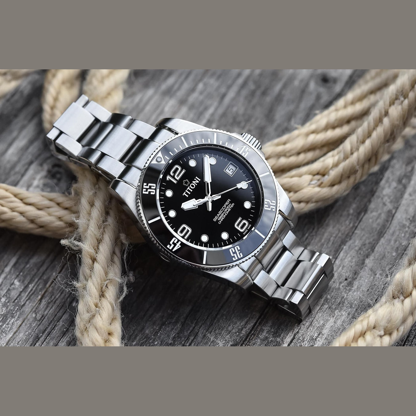 Titoni 83600 S-BK-256 Seascoper