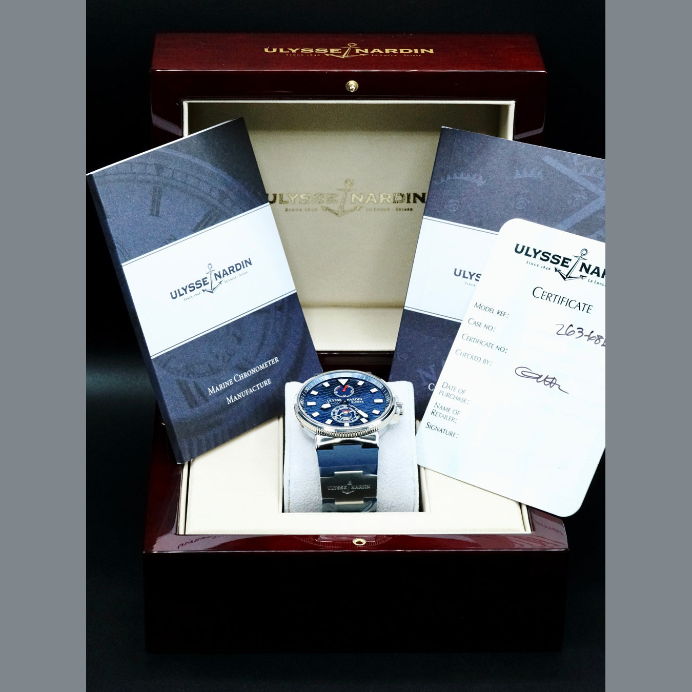Ulysse Nardin 263-68 Maxi Marine Diver Blue Limited Edition