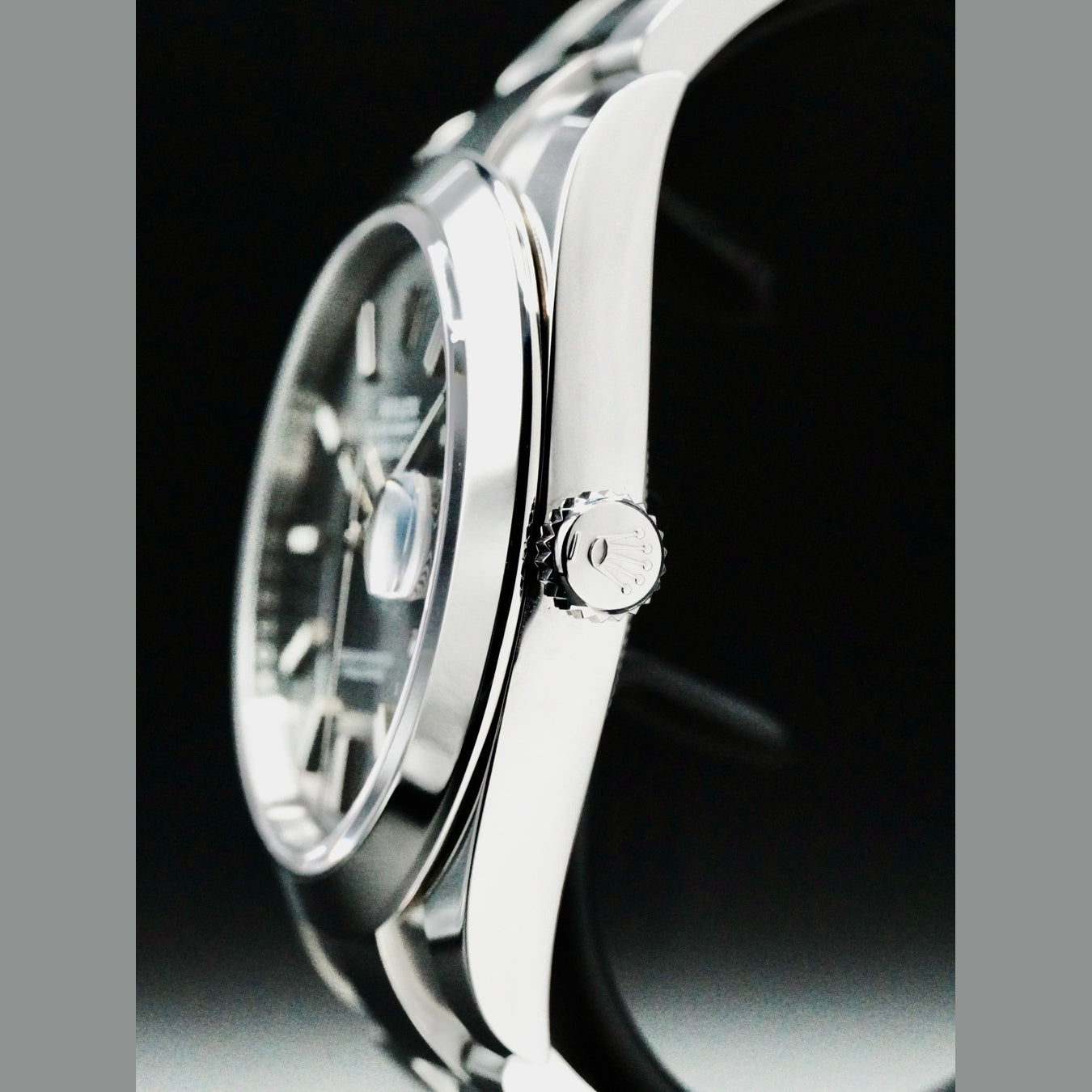 Rolex 126300 Datejust Grey Dial Smooth Bezel