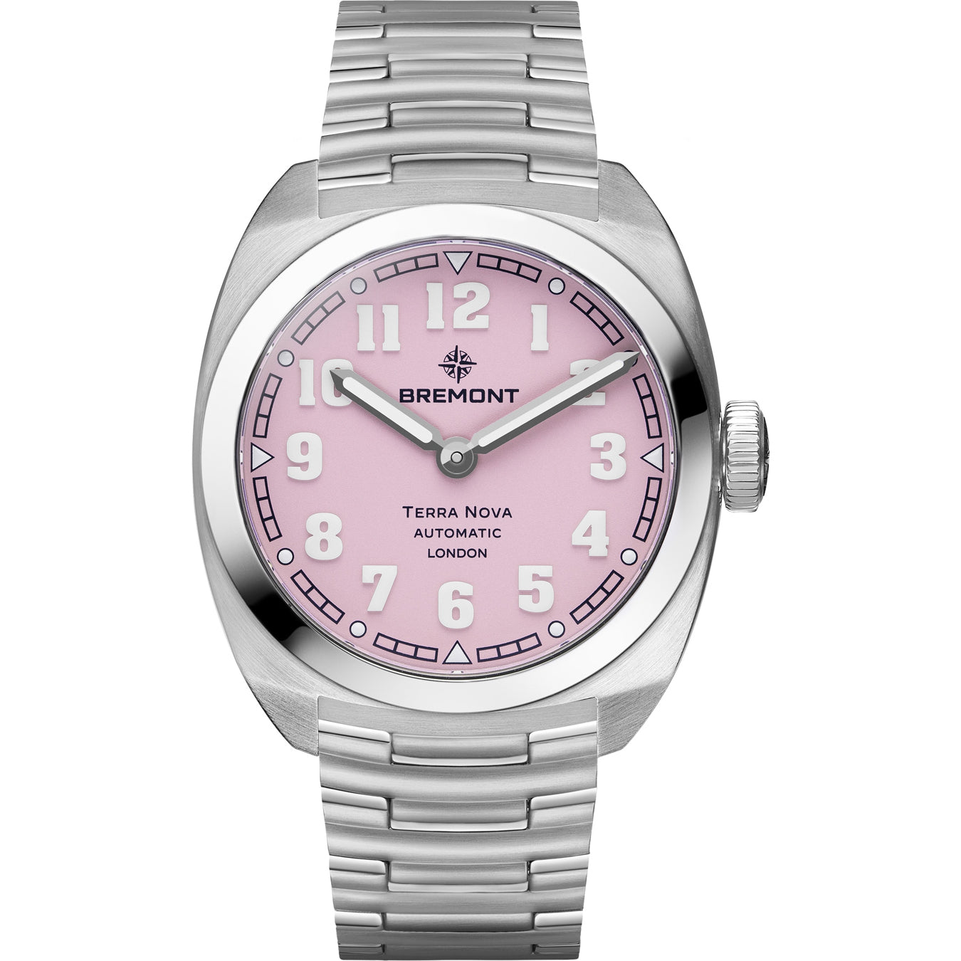 Bremont TN38-ND-SS-PK-B Terra Nova Pink Dial on Bracelet