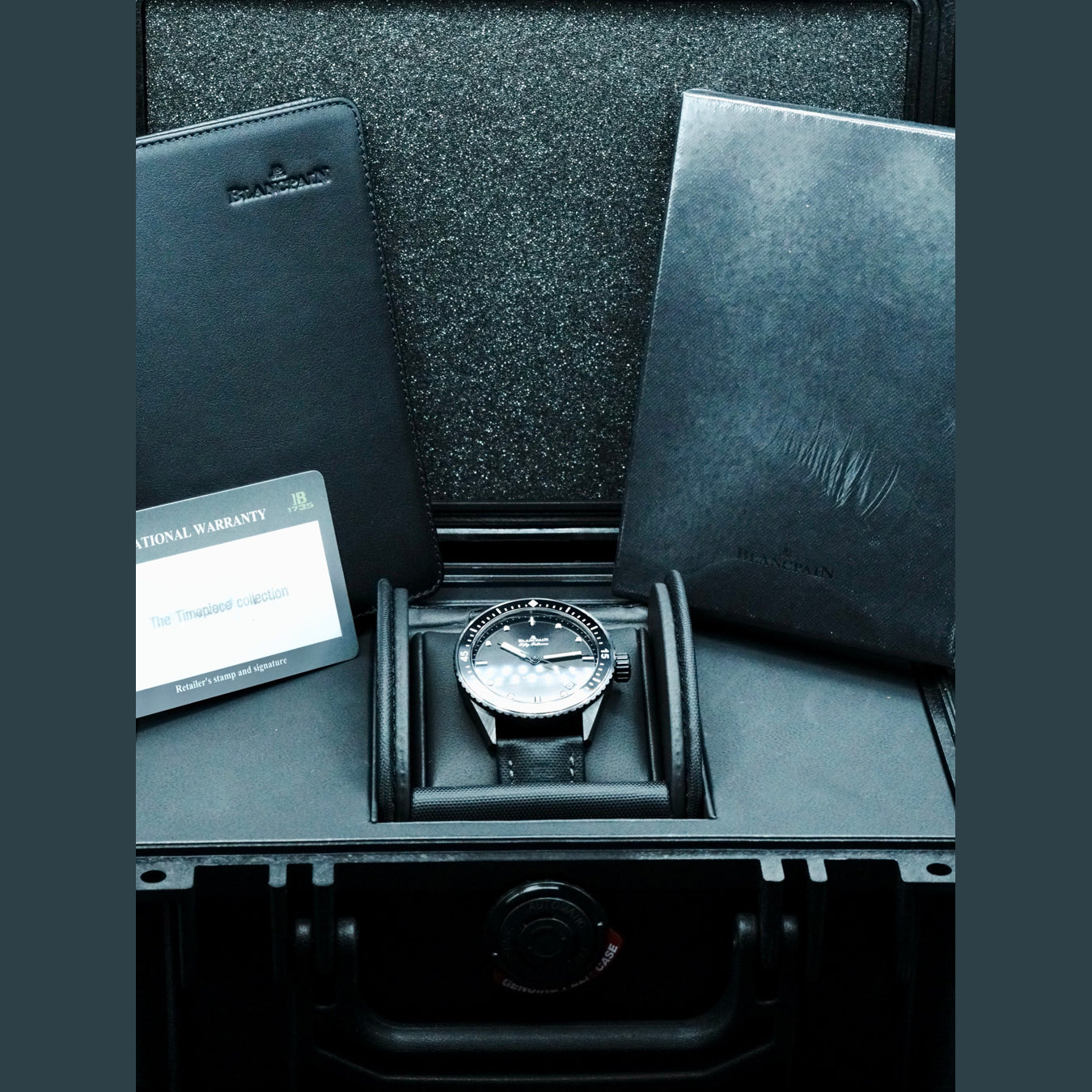 Blancpain Fifty Fathoms Bathyscaphe Ceramic and Liquid Metal 5000 0130 B52A