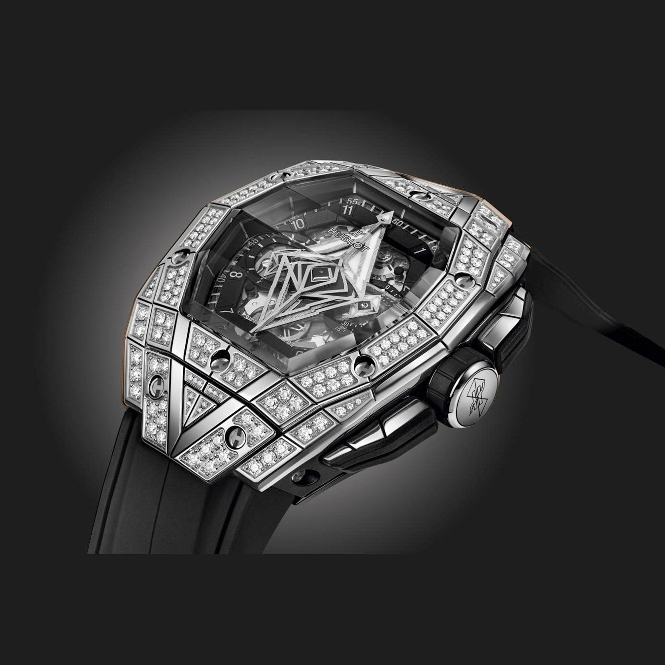 Hublot 648.NX.0107.RX.1604.MXM23 Spirit of Big Bang Sang Bleu Titanium Pavé 42mm
