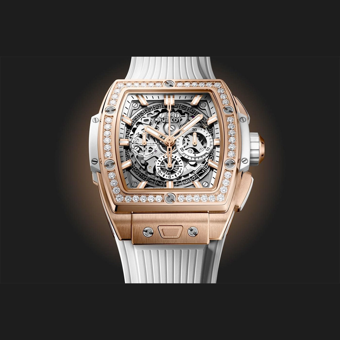 Hublot 642.OE.2010.RW.1204 Spirit of Big Bang King Gold White Diamonds 42mm