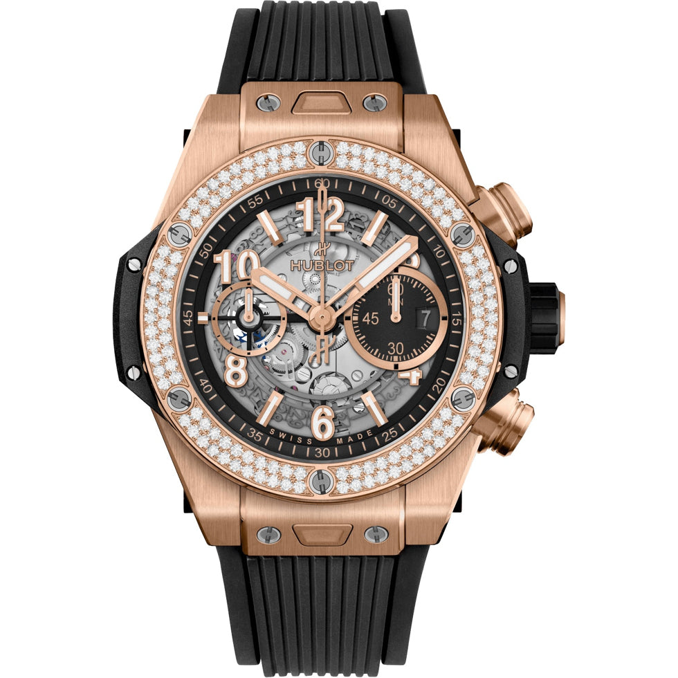Hublot 421.OX.1180.RX.1104 Big Bang Unico King Gold Diamonds 44mm