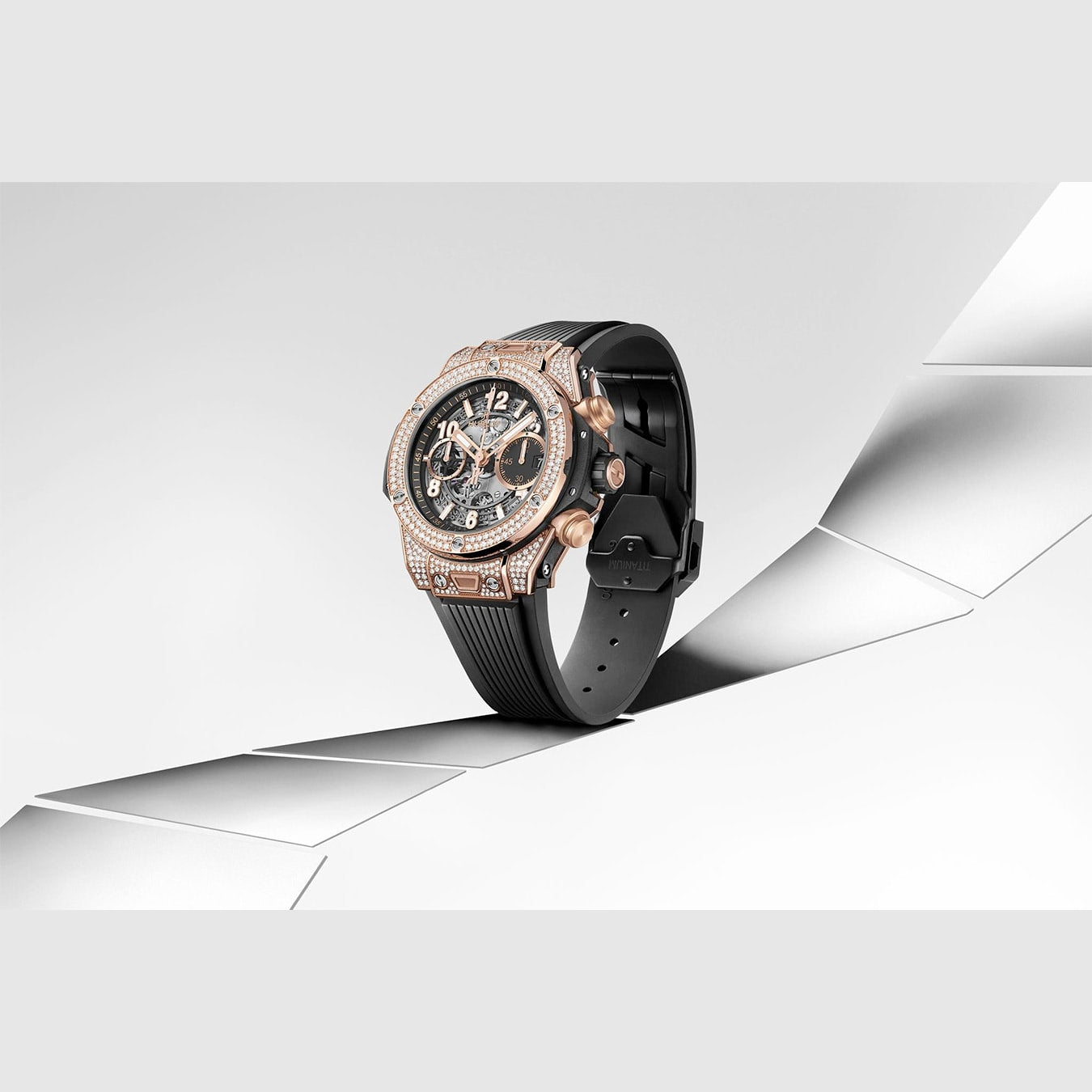 Hublot 441.OX.1181.RX.1704 Big Bang Unico King Gold Pavé 42mm