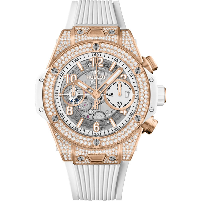 Hublot 441.OE.2011.RW.1704 Big Bang Unico King Gold White Pavé 42mm
