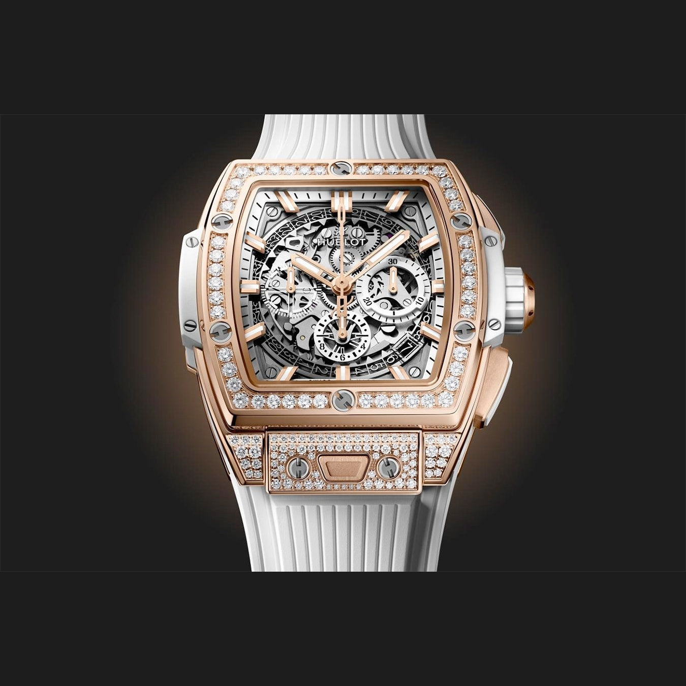 Hublot 642.OE.2010.RW.1604 Spirit of Big Bang King Gold White Pavé  42mm