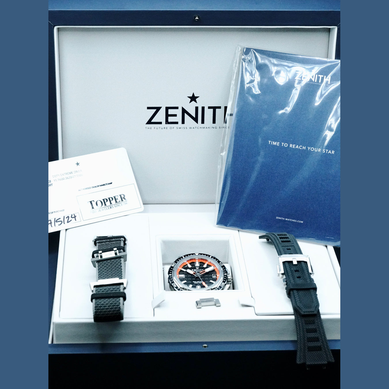 Zenith 95.9600.3620/21.I300 Zenith Defy Extreme Diver