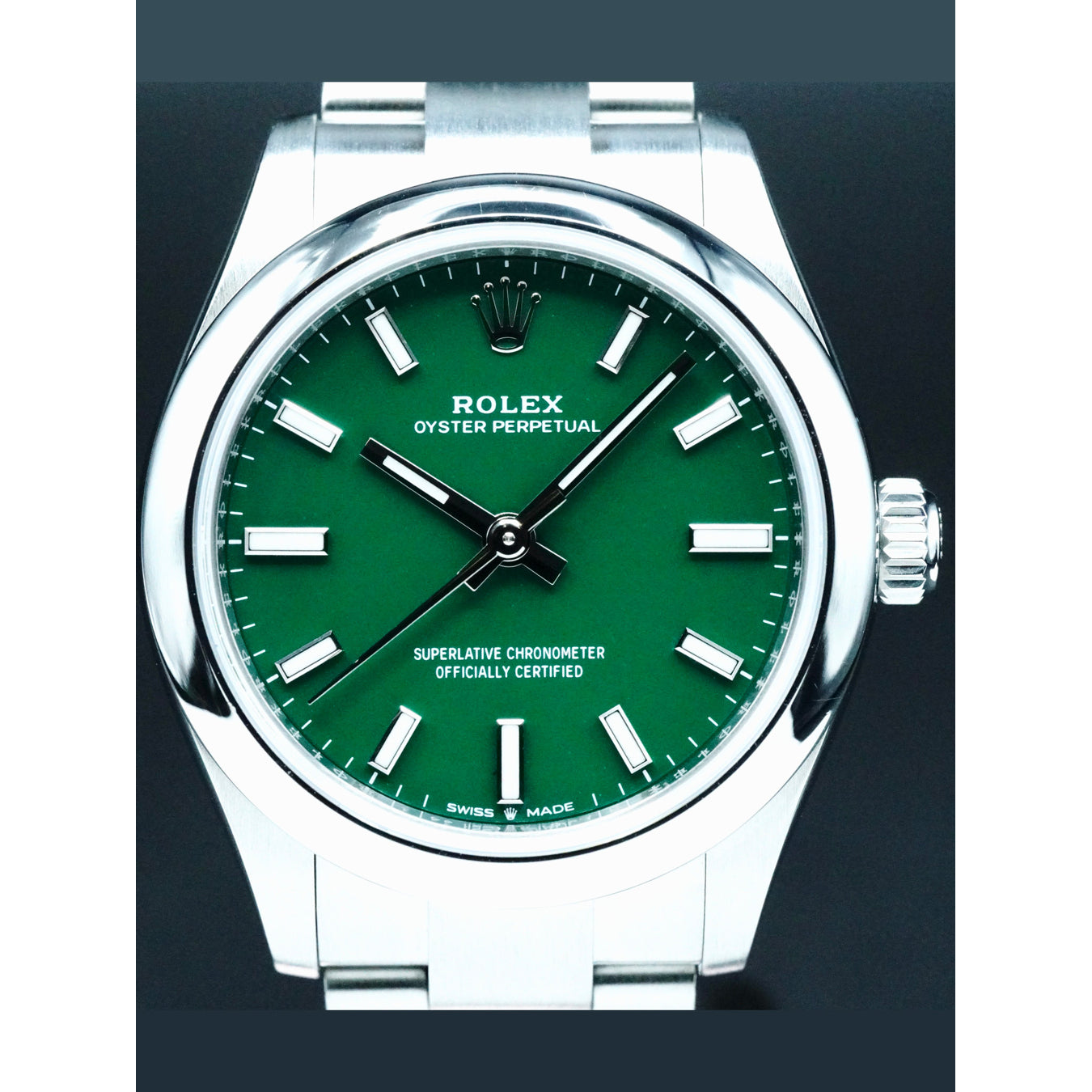 Rolex 277200 Oyster Perpetual Green Dial