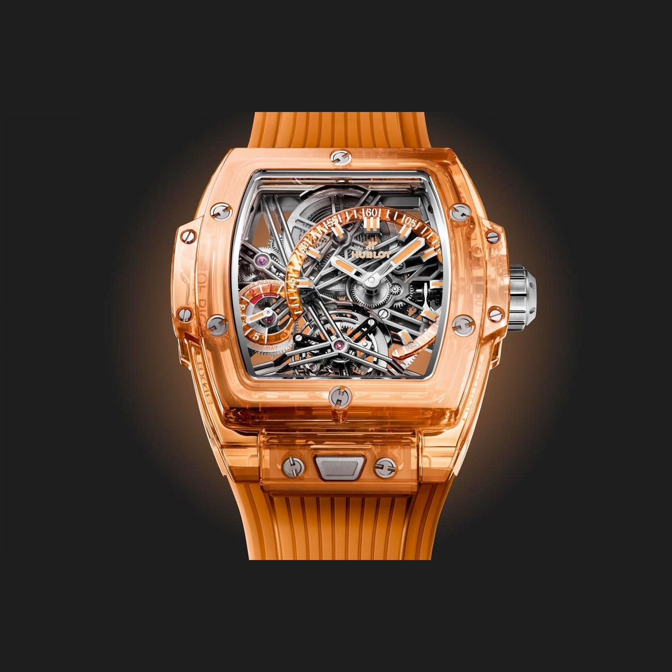 Hublot 645.JO.0120.RT Spirit of Big Bang Tourbillon Orange Sapphire 42mm