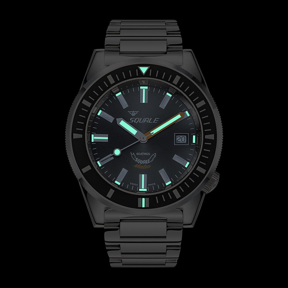 Squale Matic Grey Bracelet MATICXSA.SQ22L