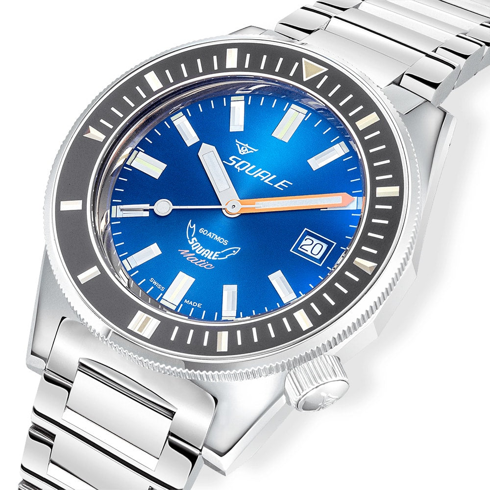 Squale Matic Dark Blue Bracelet MATICXSB.SQ22L