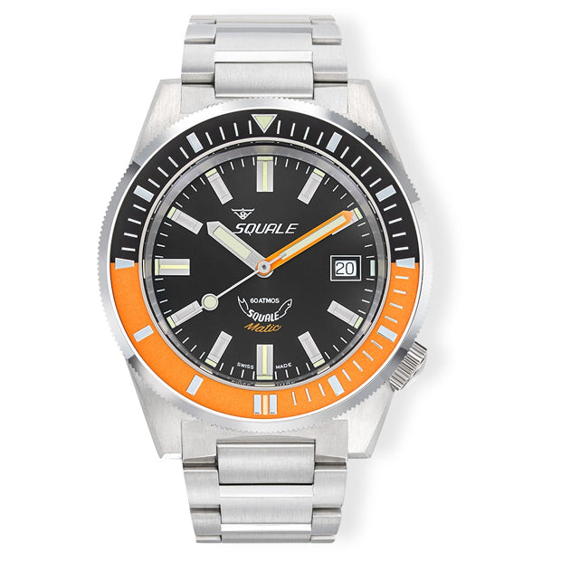 Squale Matic Satin Orange Bracelet MATICXSC.SQ22B