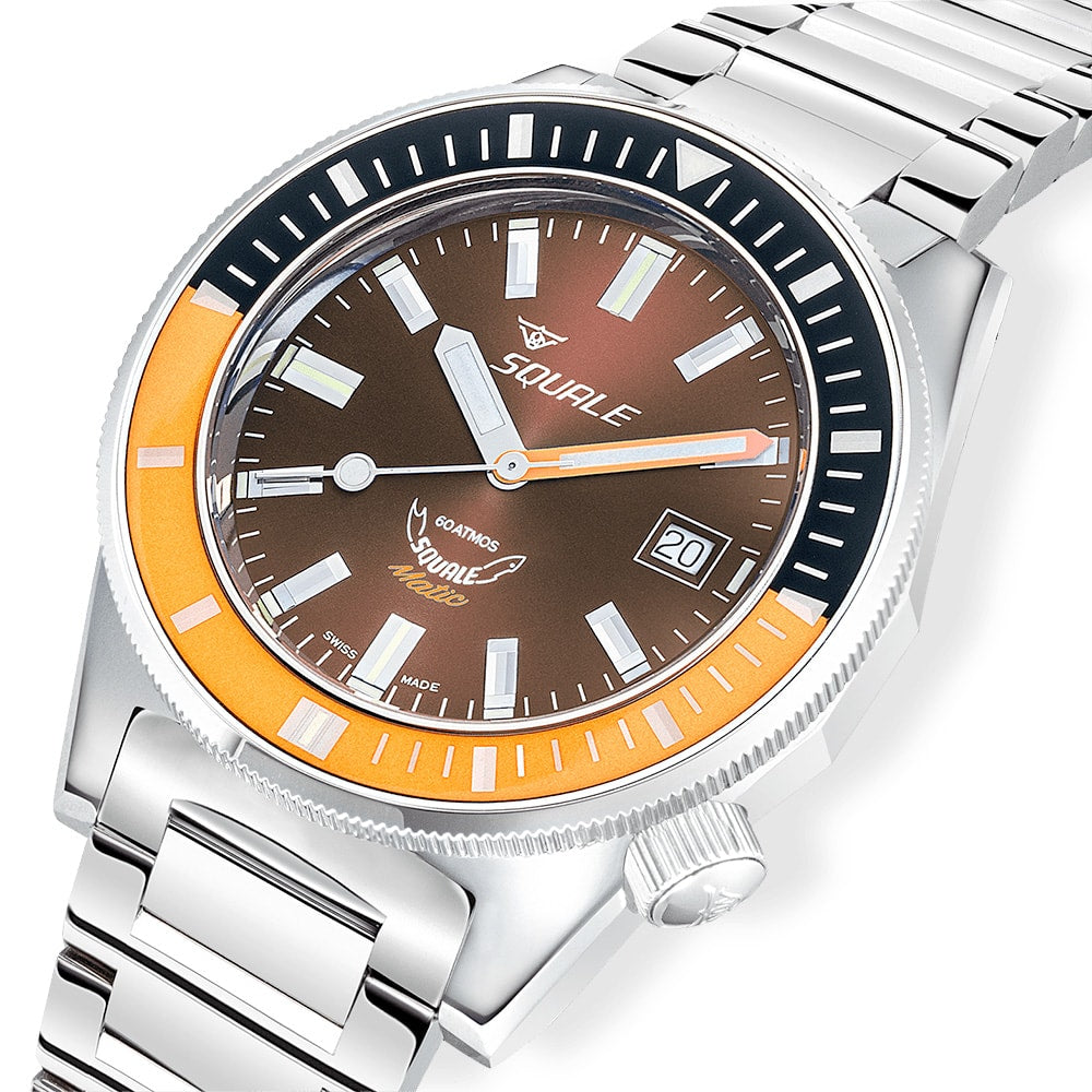 Squale Matic Chocolate Bracelet MATICXSD.SQ22L