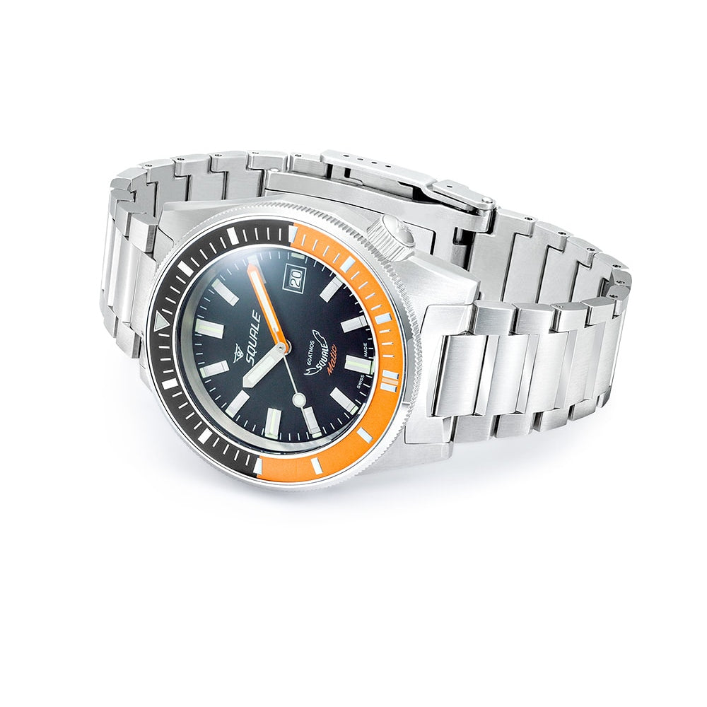 Squale Matic Satin Orange Bracelet MATICXSC.SQ22B