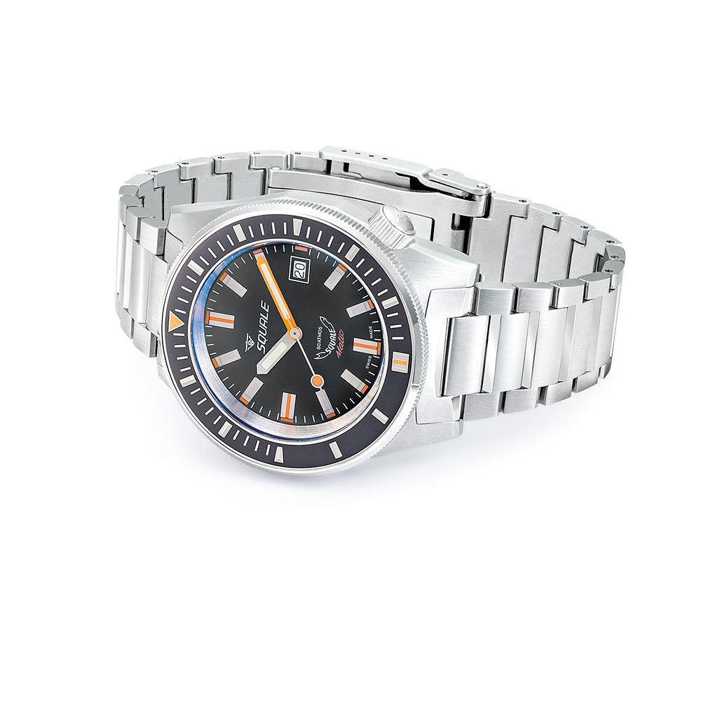 Squale Matic Satin Black Bracelet MATICXSG.SQ22B