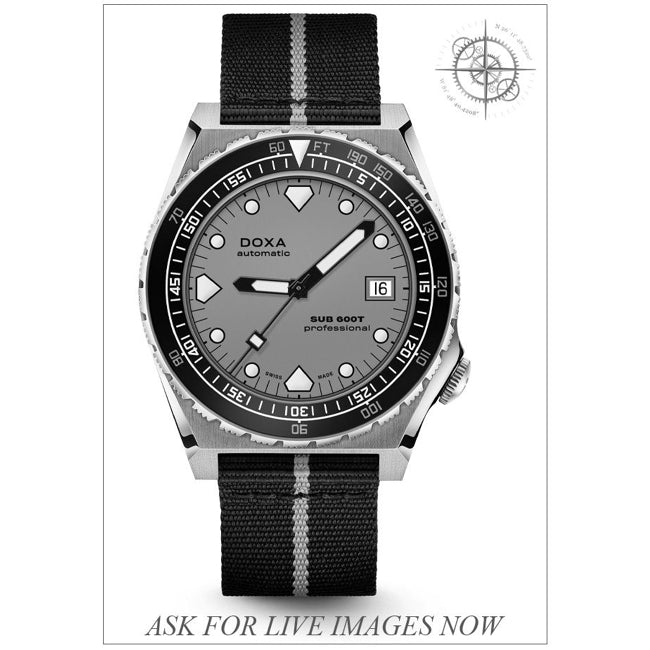 Doxa 861.10.351.34-N Sub 600T Professional Nato Date Automatic 40 mm