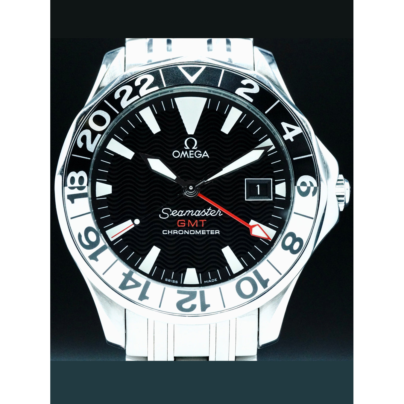 Omega 2534.50.00 Seamaster 300M GMT 50th Year Anniversary Chronometer
