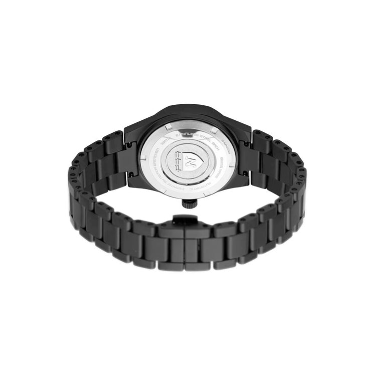 Nivada Grenchen 68004A77 F77 Black Ceramic Braided on Bracelet