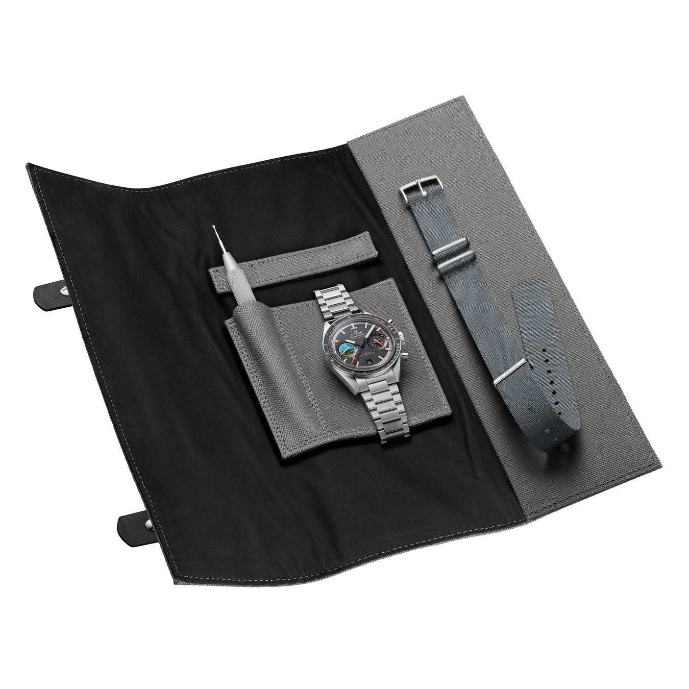 Omega 332.10.41.51.01.002 Speedmaster Pilot Steel on Steel 40.85mm