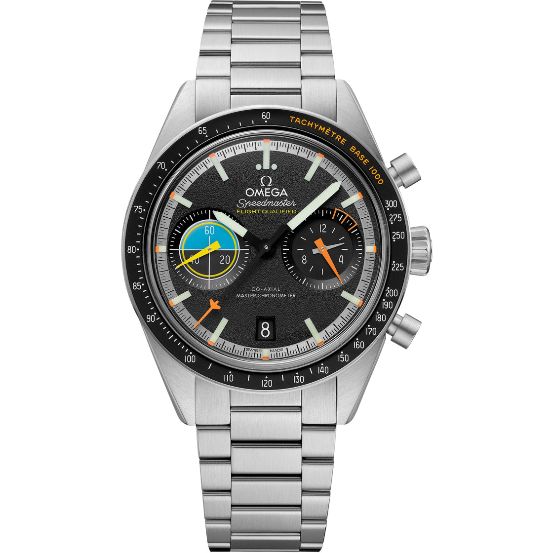 Omega 332.10.41.51.01.002 Speedmaster Pilot Steel on Steel 40.85mm