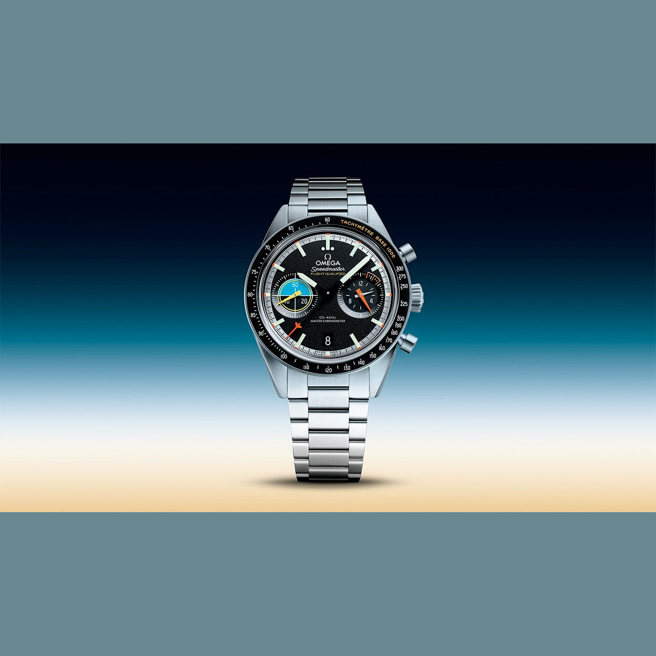 Omega 332.10.41.51.01.002 Speedmaster Pilot Steel on Steel 40.85mm