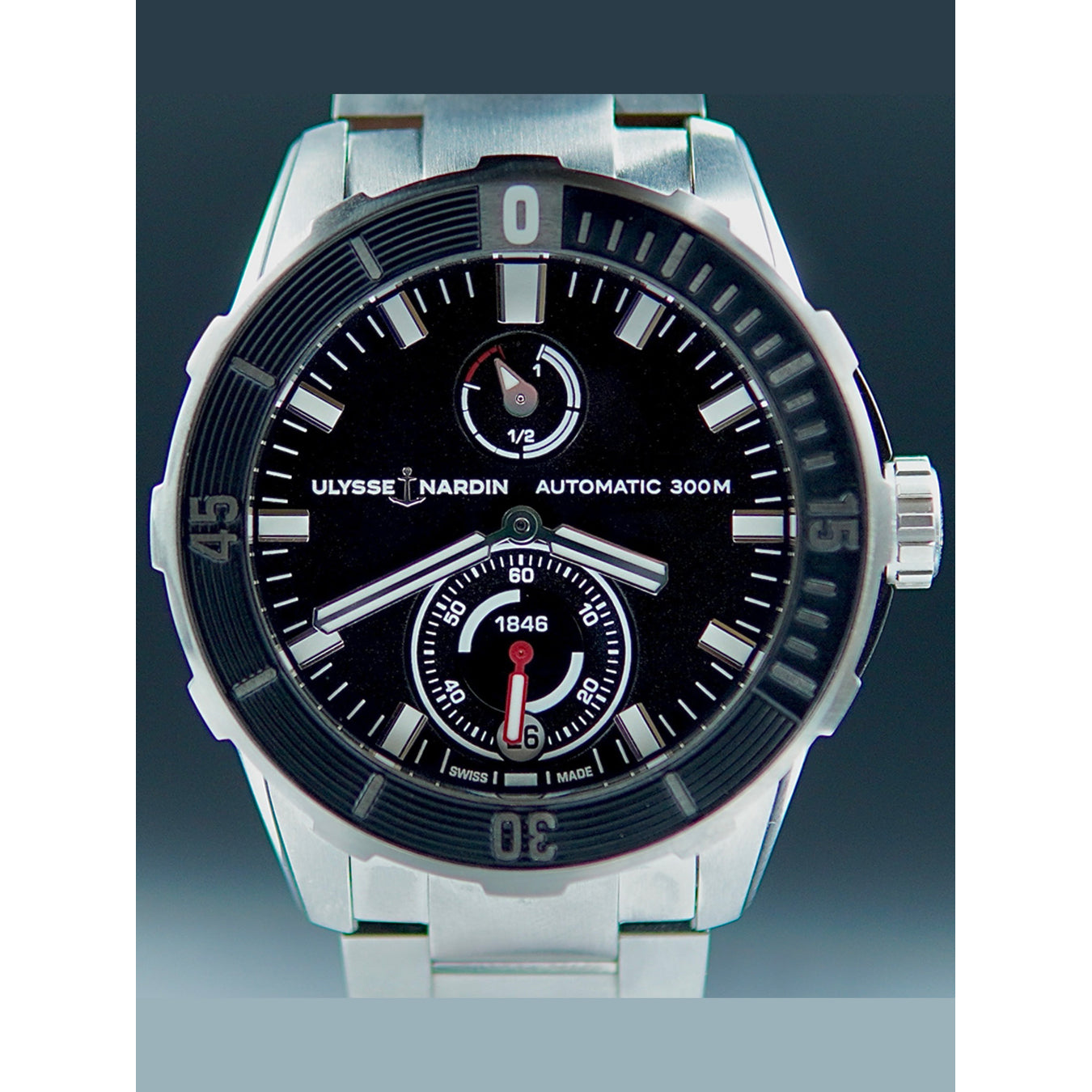 Ulysse Nardin 1183-170-7M/92 Marine Diver Chronometer Black 44mm Titanium