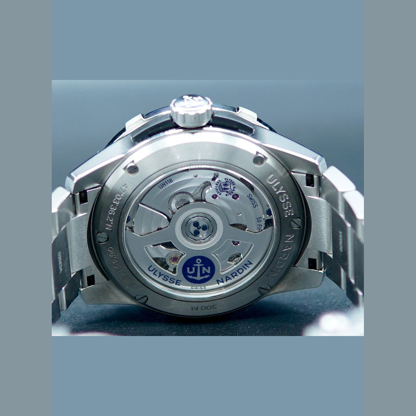Ulysse Nardin 1183-170-7M/92 Marine Diver Chronometer Black 44mm Titanium