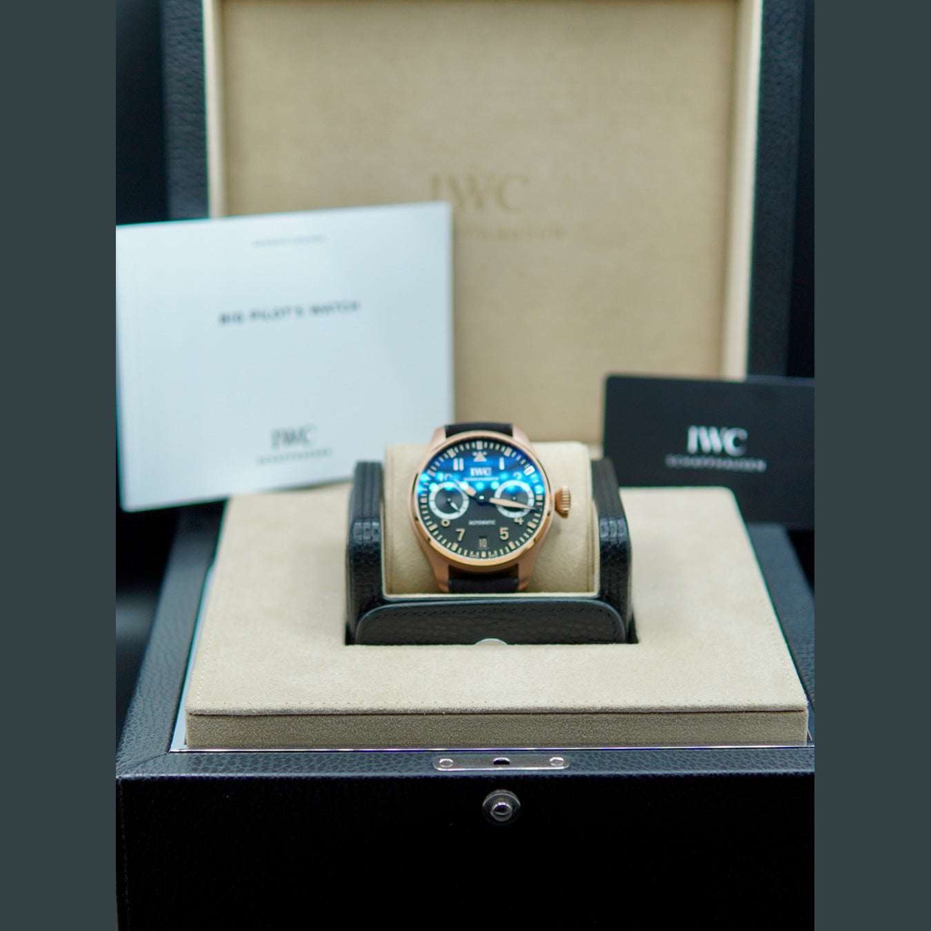 IWC IW501201 Big Pilot Mercedes AMG G63 Rose Gold Black Dial