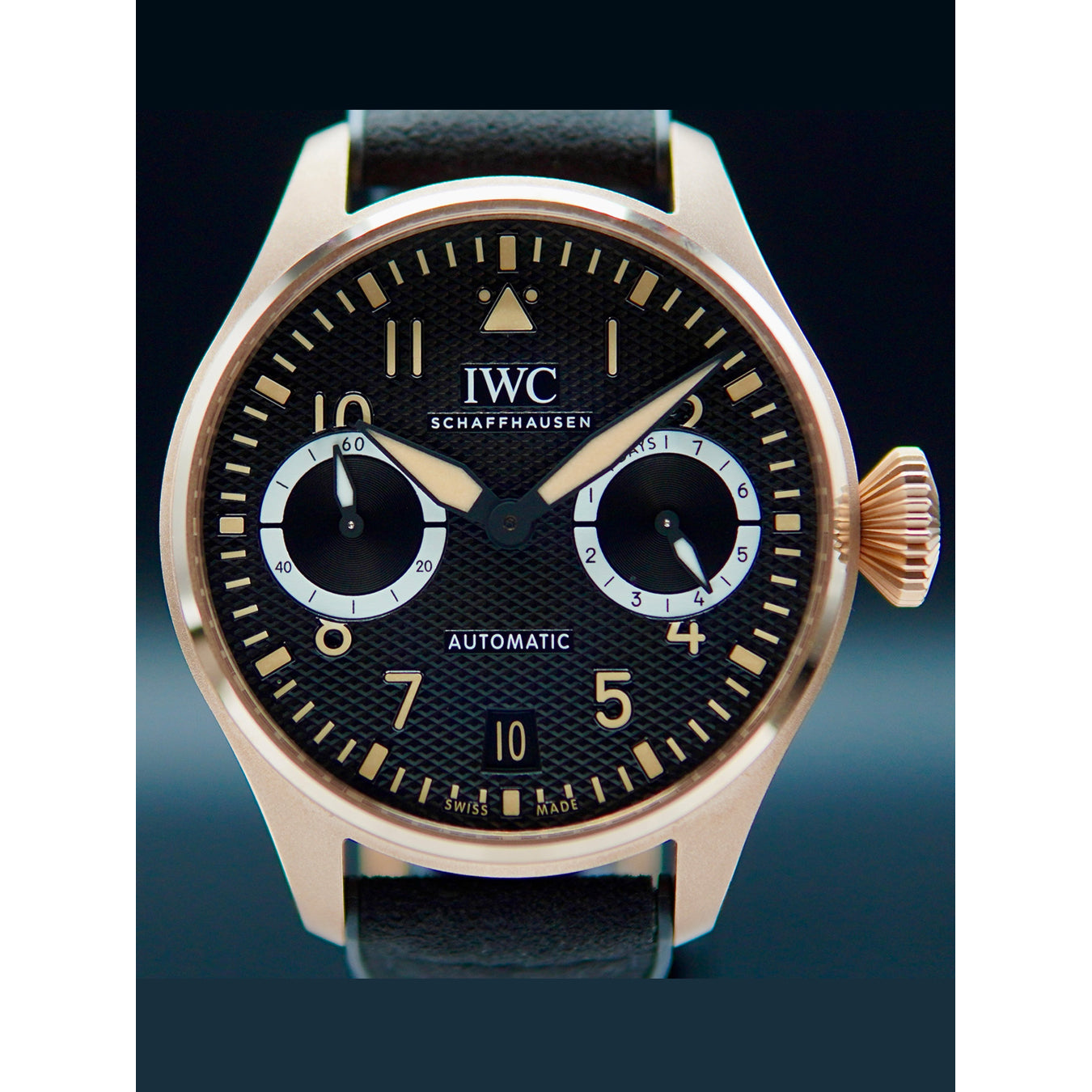 IWC IW501201 Big Pilot Mercedes AMG G63 Rose Gold Black Dial