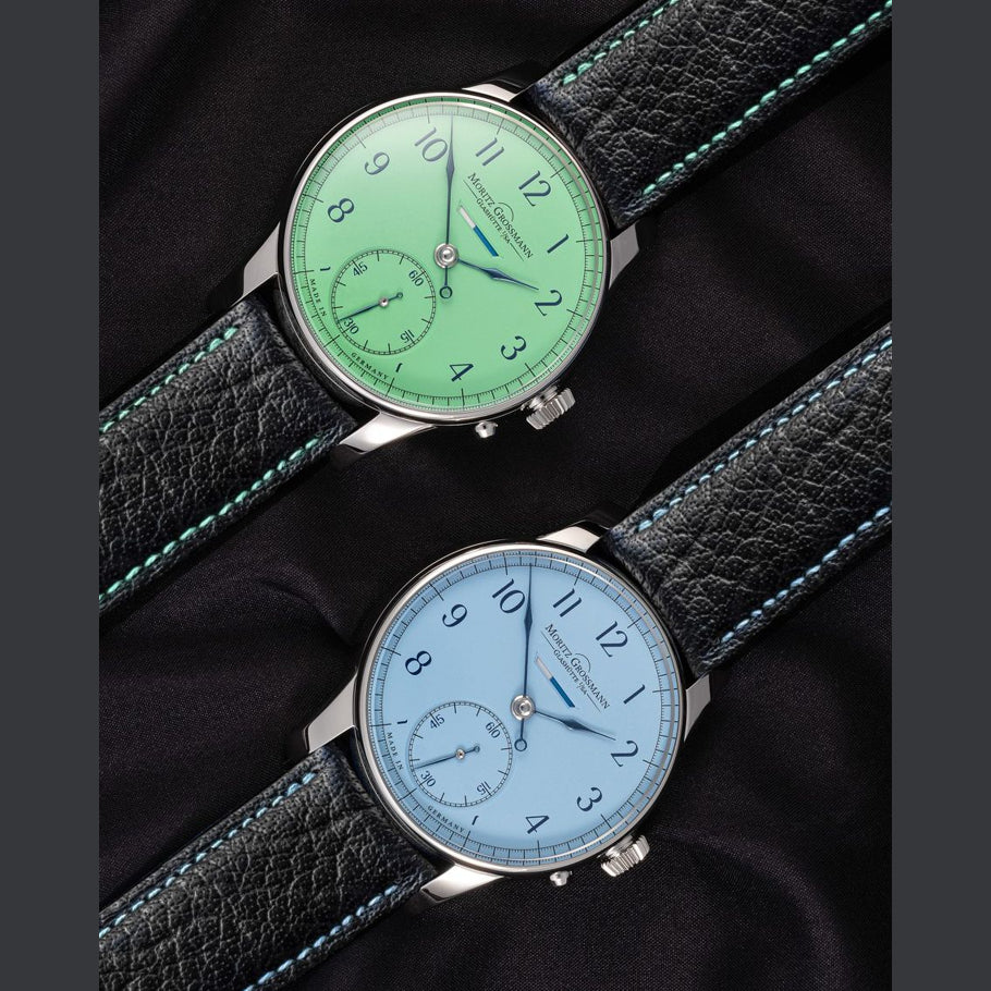 Moritz Grossmann Heritage Power Reserve Light Blue Dial Limited Edition