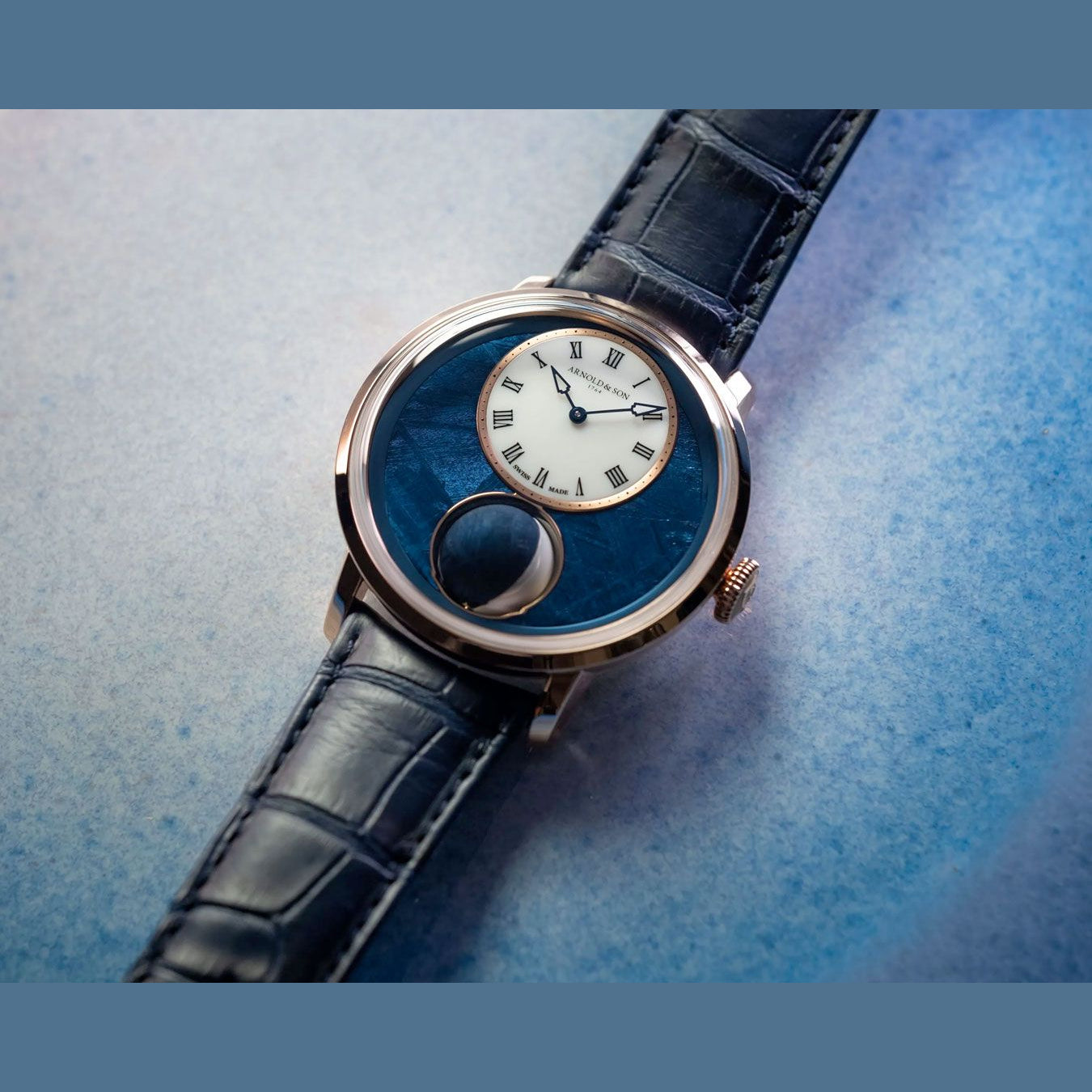 Arnold & Son 1LMAR.Z01A.C211R Luna Magna Red Gold Meteorite 44mm