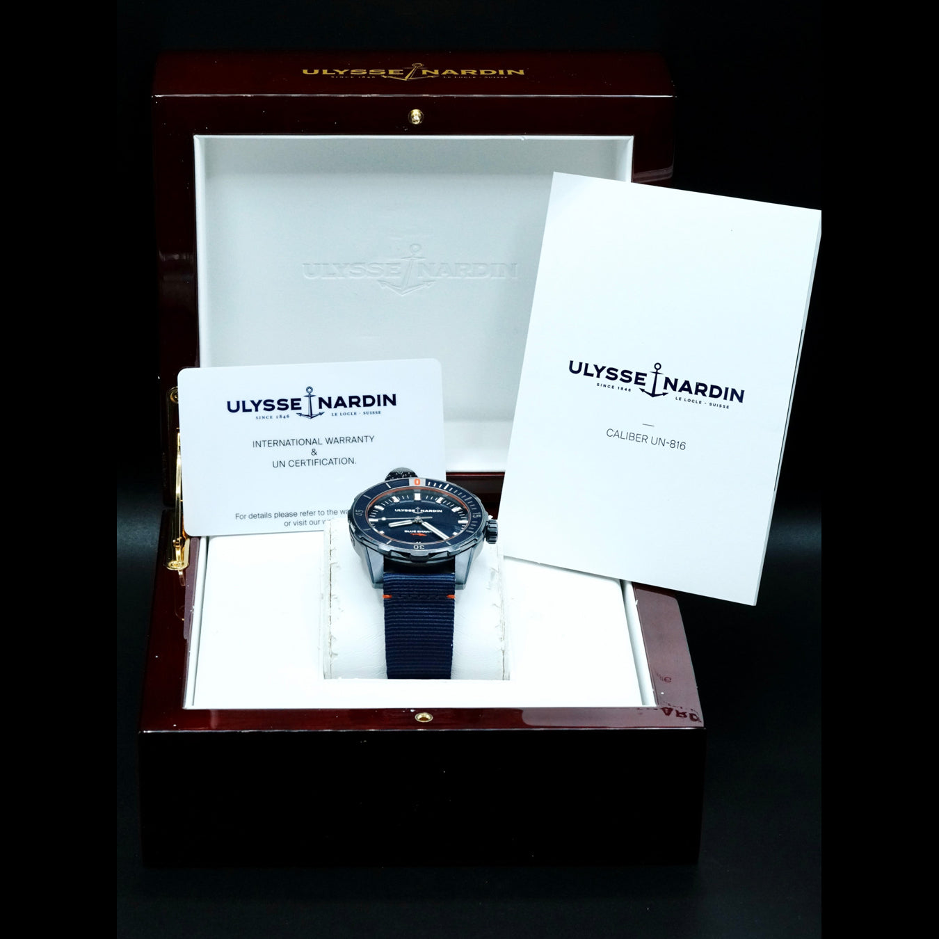 Ulysse Nardin 8163-175LE/93-BLUE SHARK Diver 42mm Blue Shark