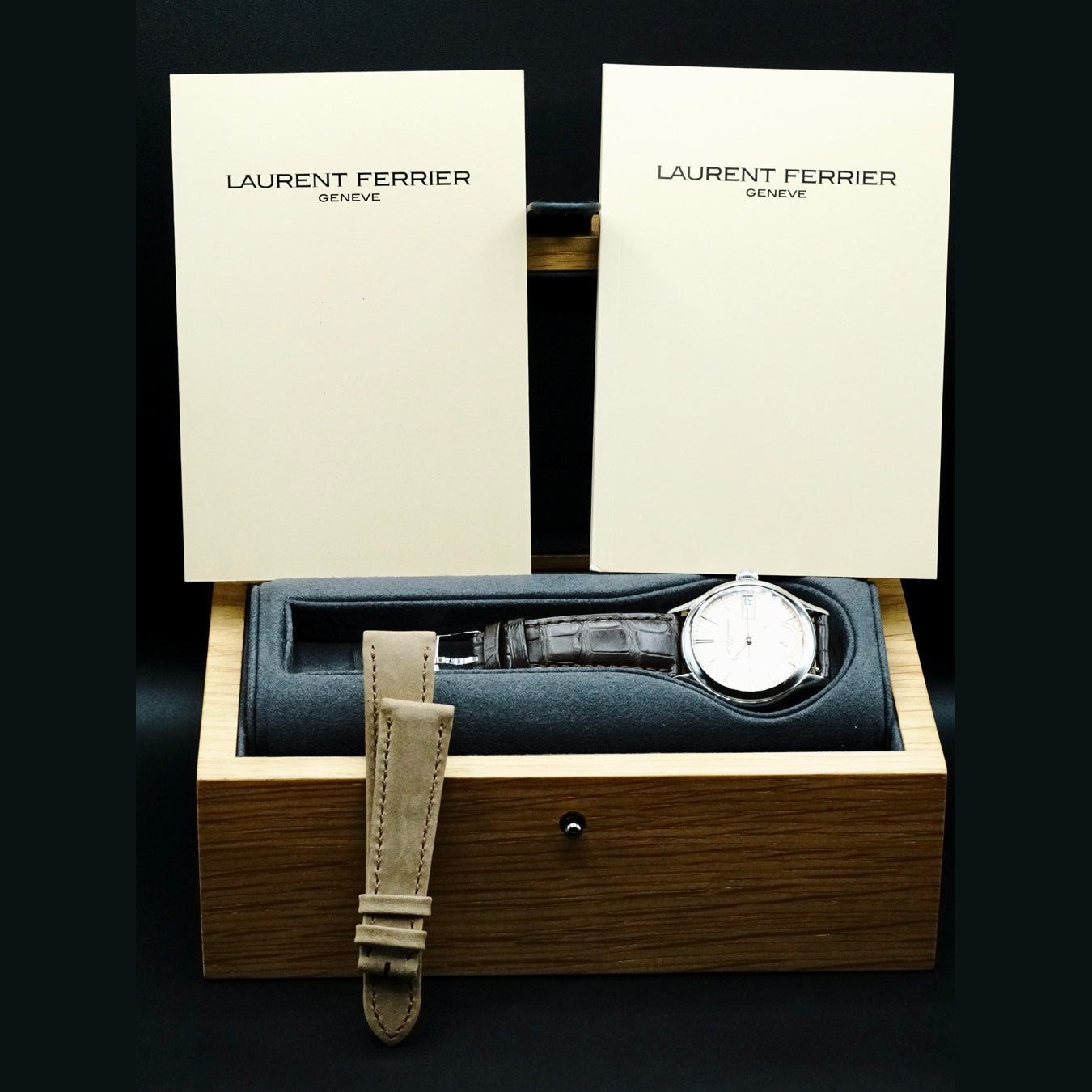 Laurent Ferrier LCF046.AC.B2G1 Classic Auto Sandstone 40mm Rose-Hued Dial