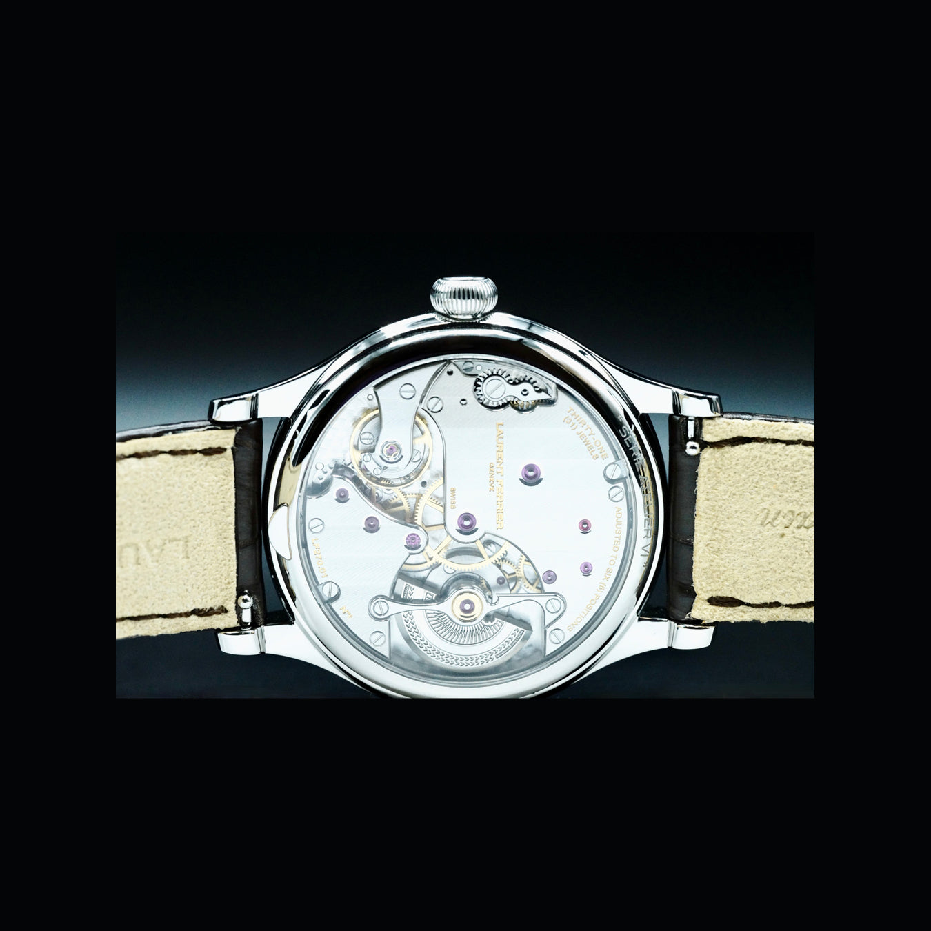 Laurent Ferrier LCF046.AC.B2G1 Classic Auto Sandstone 40mm Rose-Hued Dial