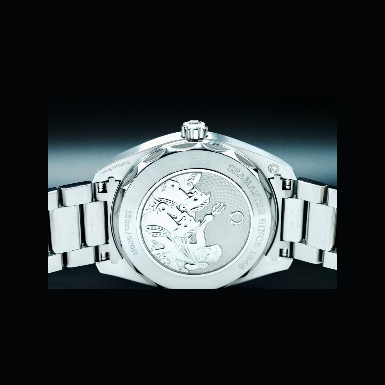 Omega 220.10.41.21.03.005 Seamaster Aqua Terra 150M Co-Axial Master Chronometer Summer Blue on Bracelet