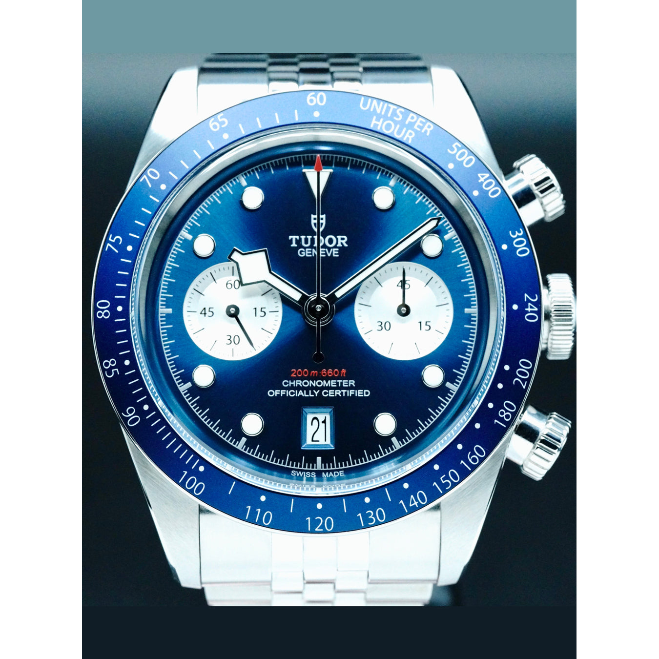 Tudor 79360B Black Bay Chrono Certified Blue