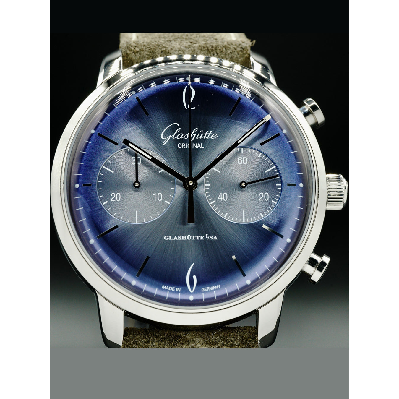 Glashütte Original 1-39-34-04-22-04 Sixties Chronograph Glacier Blue
