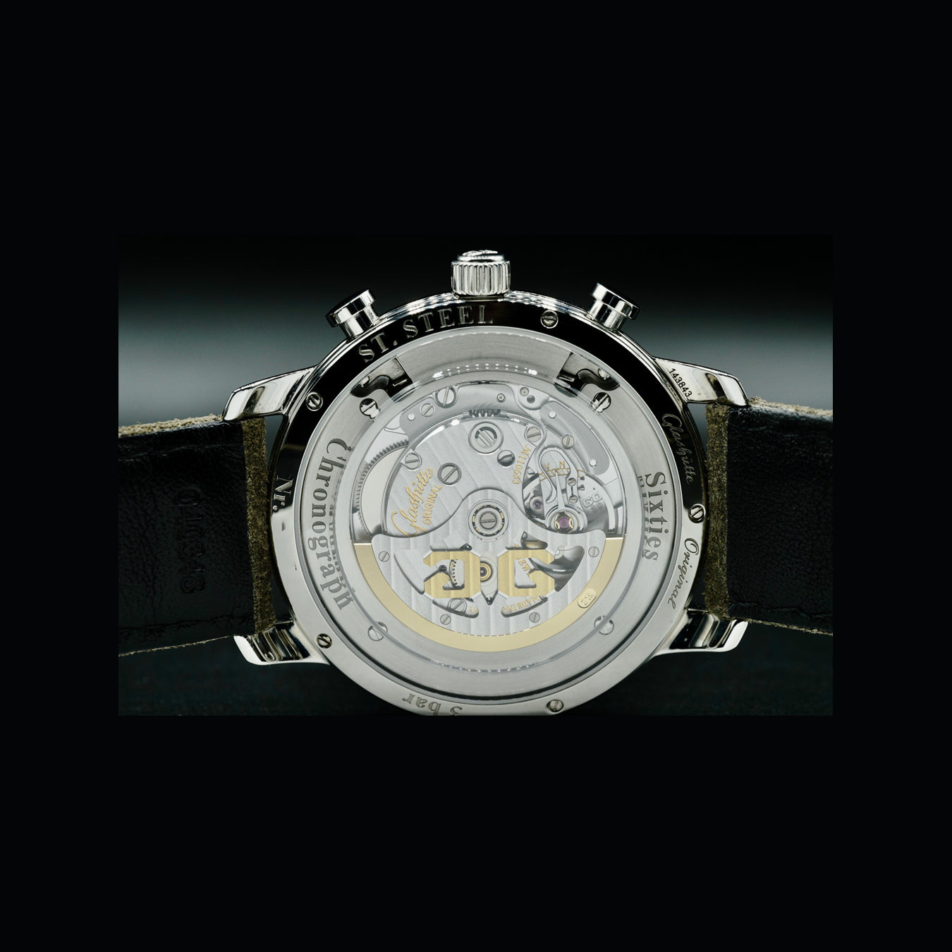 Glashütte Original 1-39-34-04-22-04 Sixties Chronograph Glacier Blue