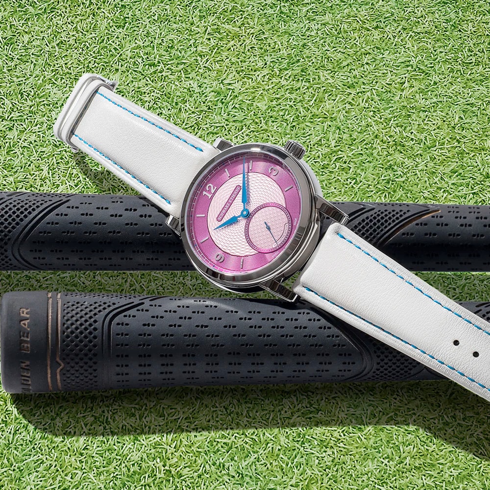 Schwarz Etienne Roma Synergy Pink-Purple Dial (39mm)