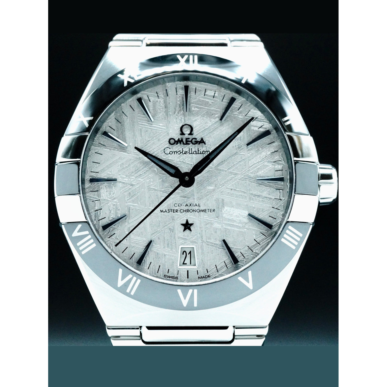 Omega 131.30.41.21.99.001 Constellation Steel on Steel 41mm