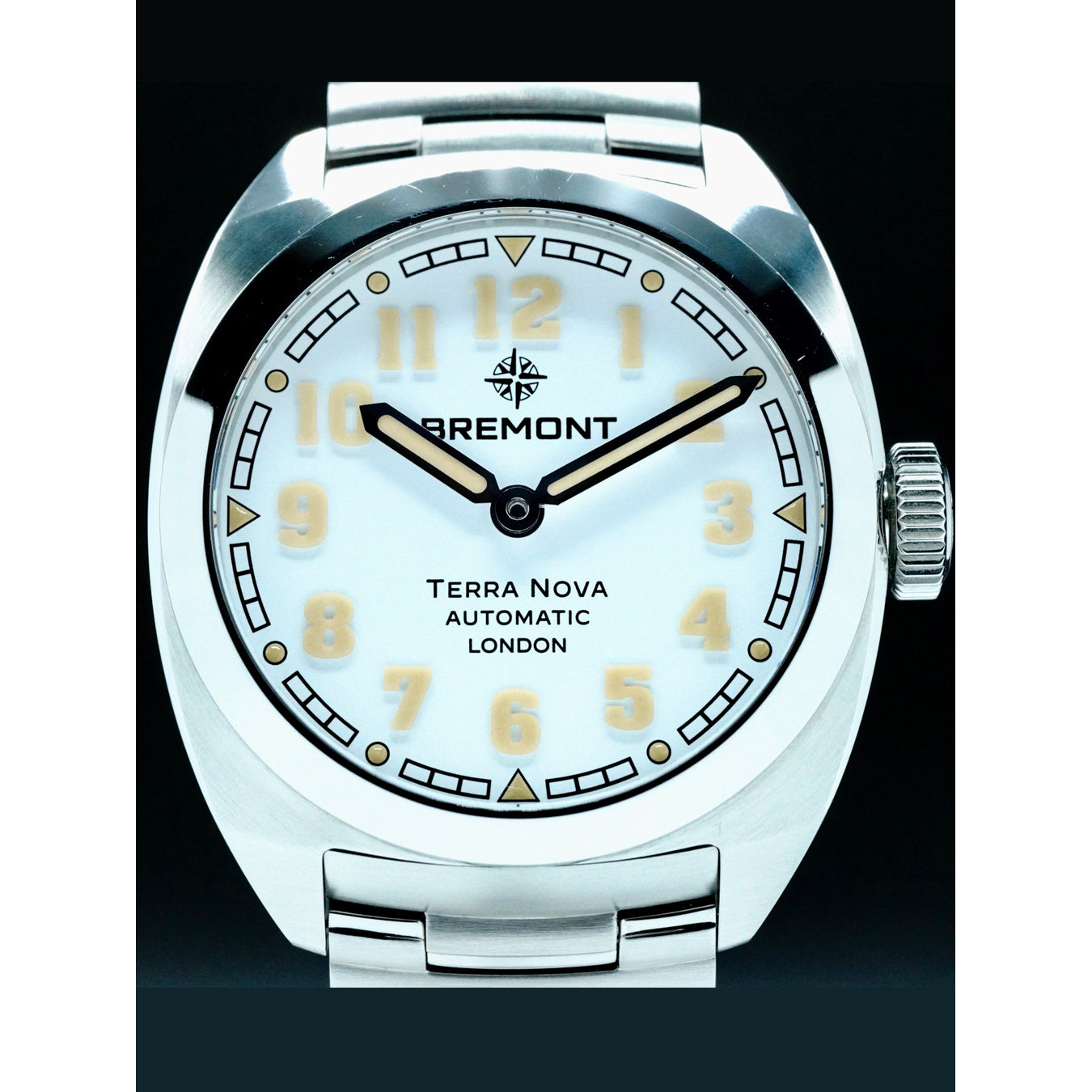 Bremont TN38-ND-SS-WH-B Terra Nova White Dial on Bracelet