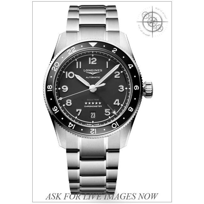 Longines L3.802.4.53.6 Spirit Zulu Time 39mm