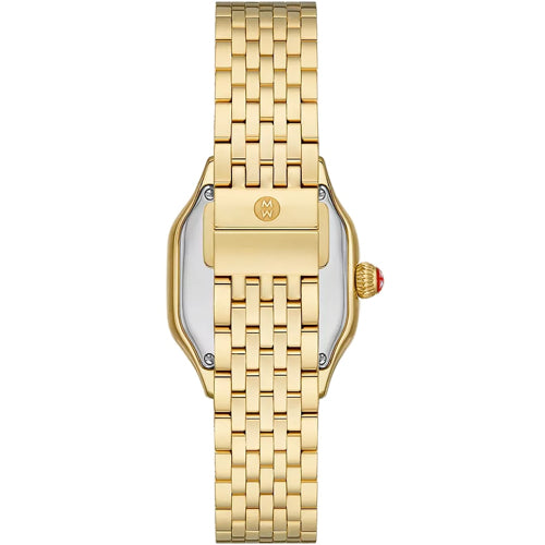 Michele MWW33B000010 Meggie 18K Gold-Plated Diamond Mother of Pearl Dial