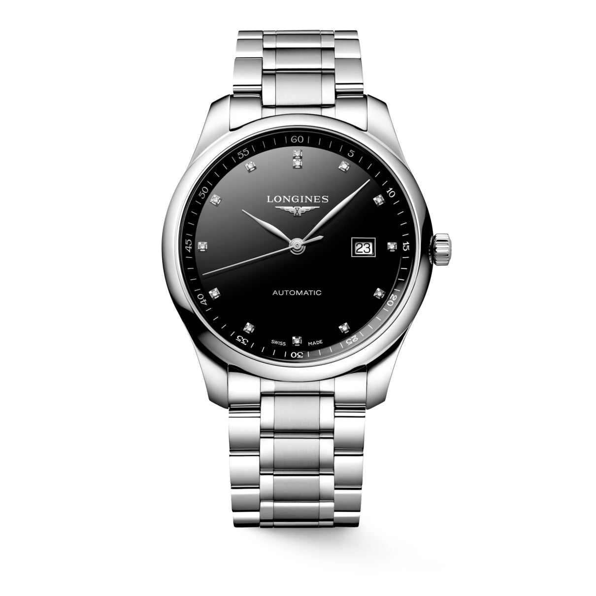 Longines L2.893.4.57.6 Master Collection 42mm Black Lacquered Dial