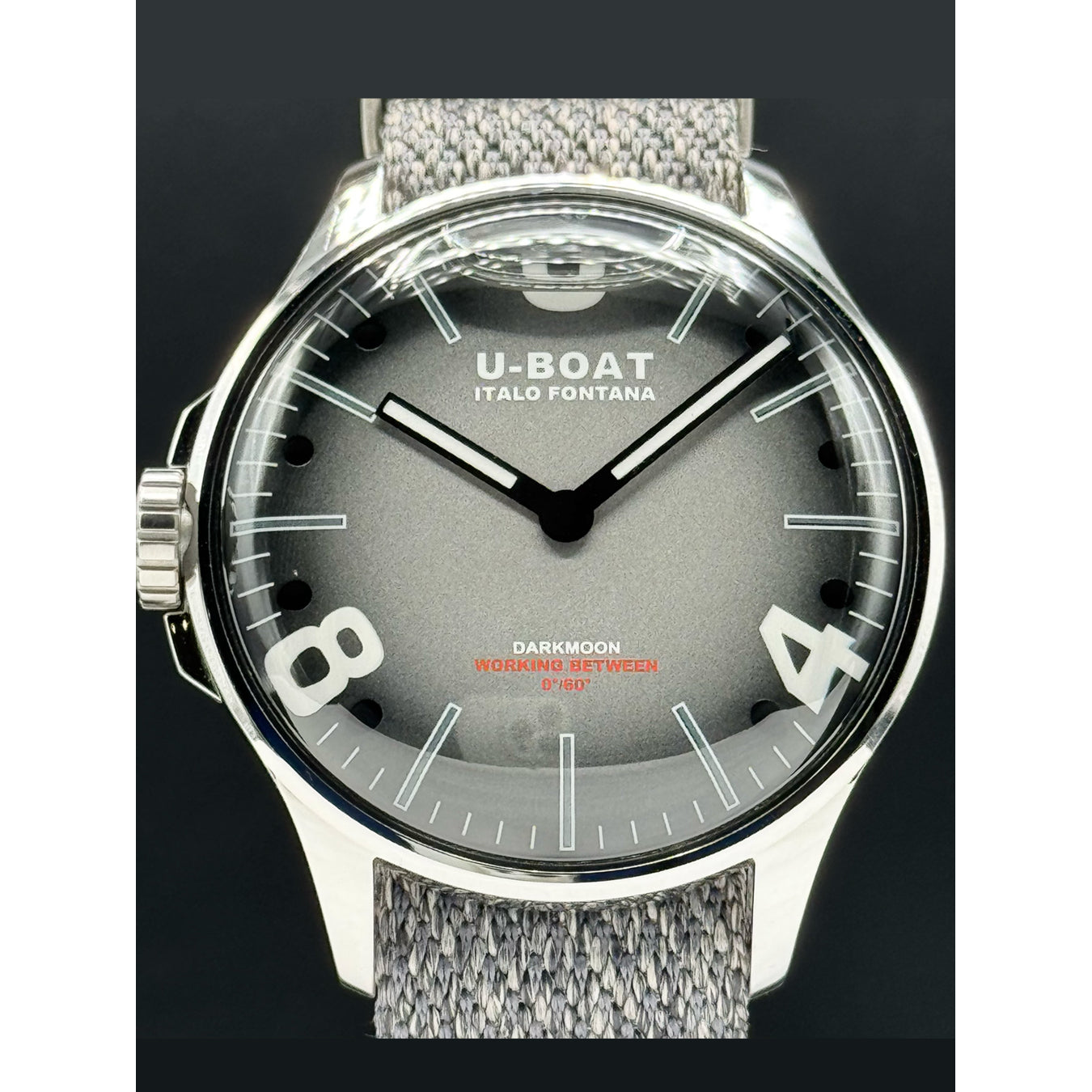 U-Boat 9149 Darkmoon 44mm Grey SS