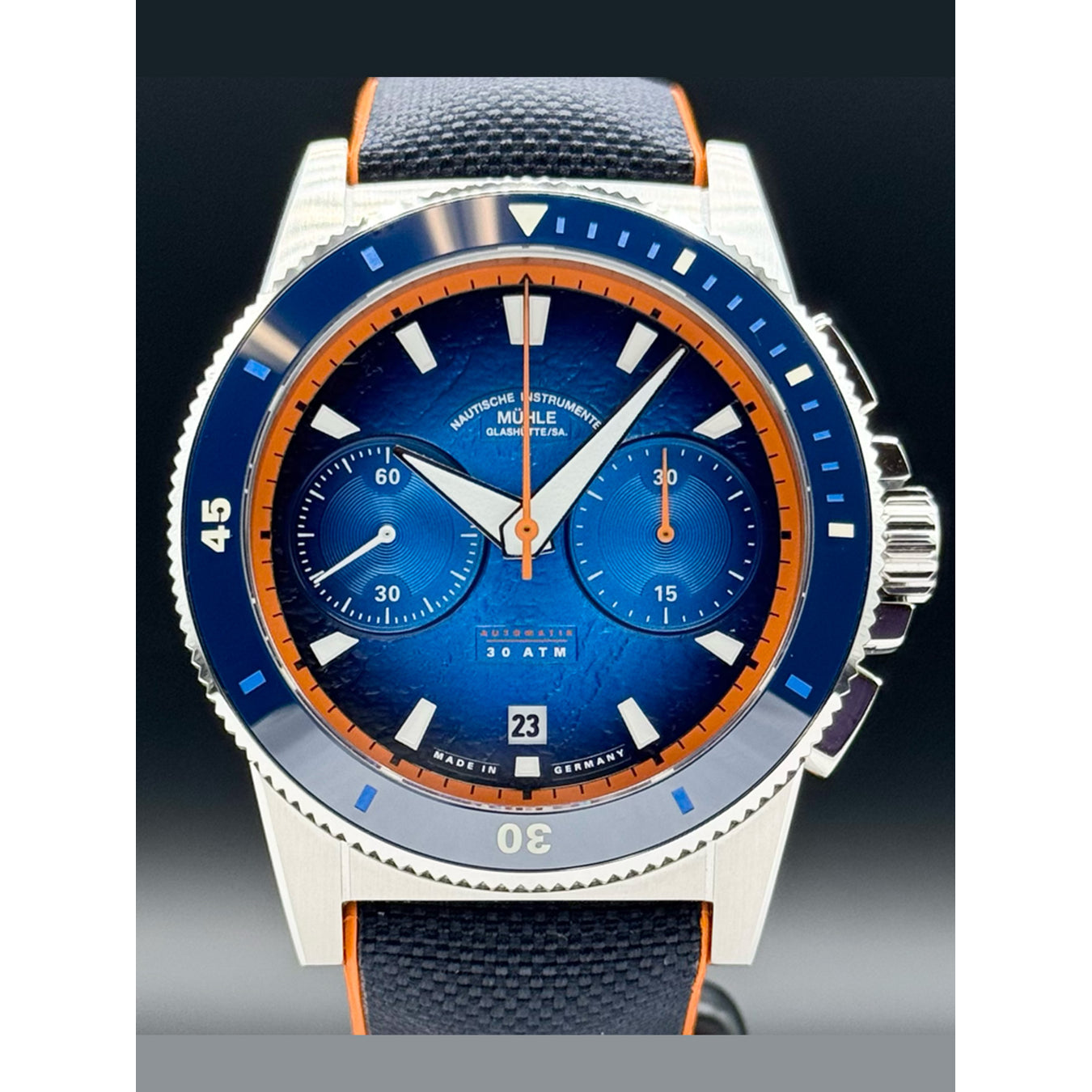 Mühle Glashütte M1-52-02-CK Sportivo Active Chronograph Blue