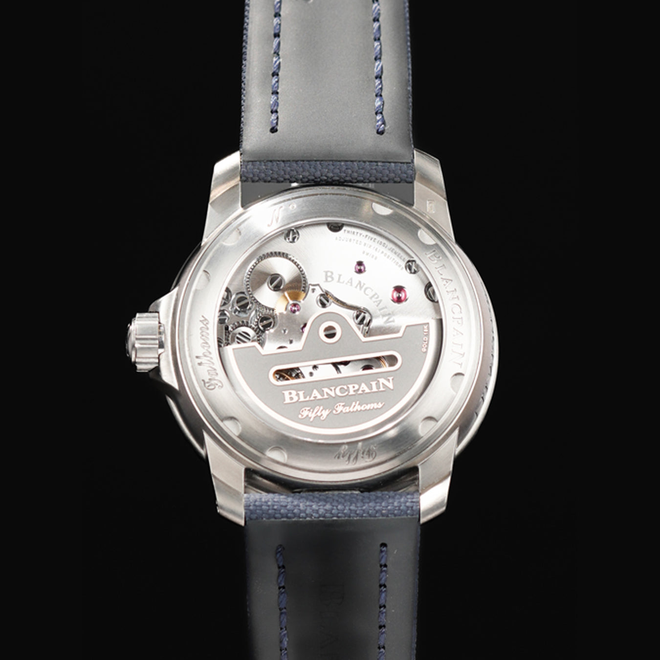 Blancpain 5010 12B40 O52B Fifty Fathoms Automatic 42mm Blue Dial